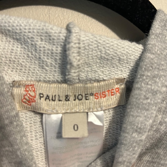 Paul & Joe Sister cropped hoodie- size 0 - Picture 2 of 5